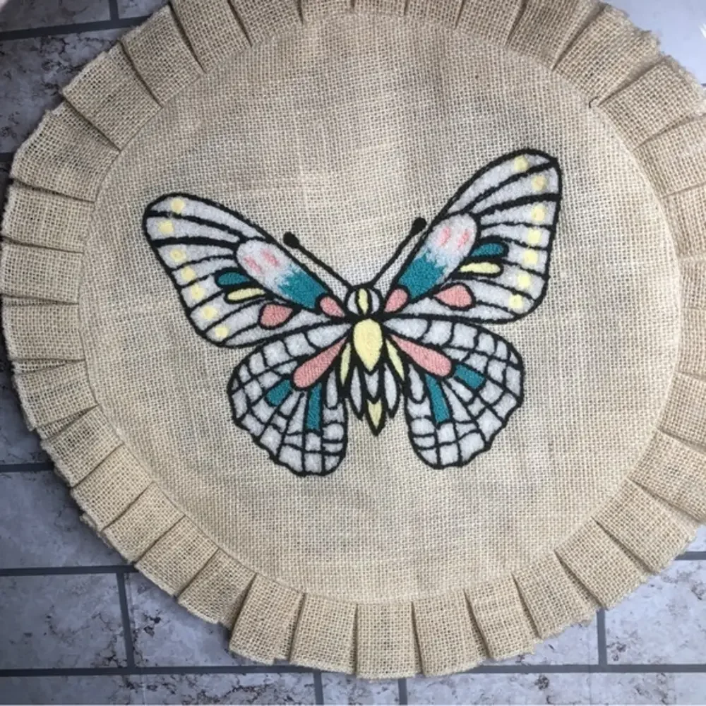 Nicole Miller jute butterfly placemats set‎ of 3